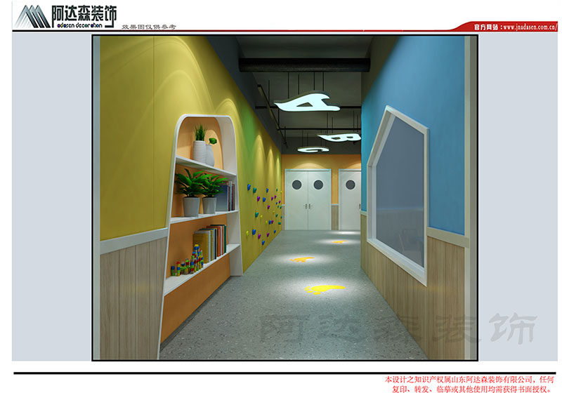 濟南幼兒園設(shè)計中彩繪有什么作用？